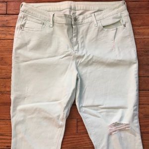 Mid rise skinny jeans